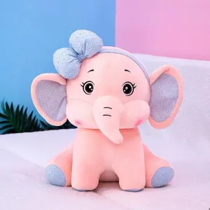 SCOOBA Soft Plush Elephant Toy, 30cm, Cute Stuffed Animal for Kids, Birthday, Baby Shower or Christmas Gift