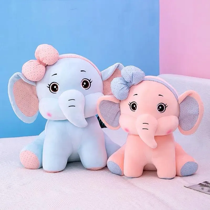 SCOOBA Soft Plush Elephant Toy, 30cm, Cute Stuffed Animal for Kids, Birthday, Baby Shower or Christmas Gift