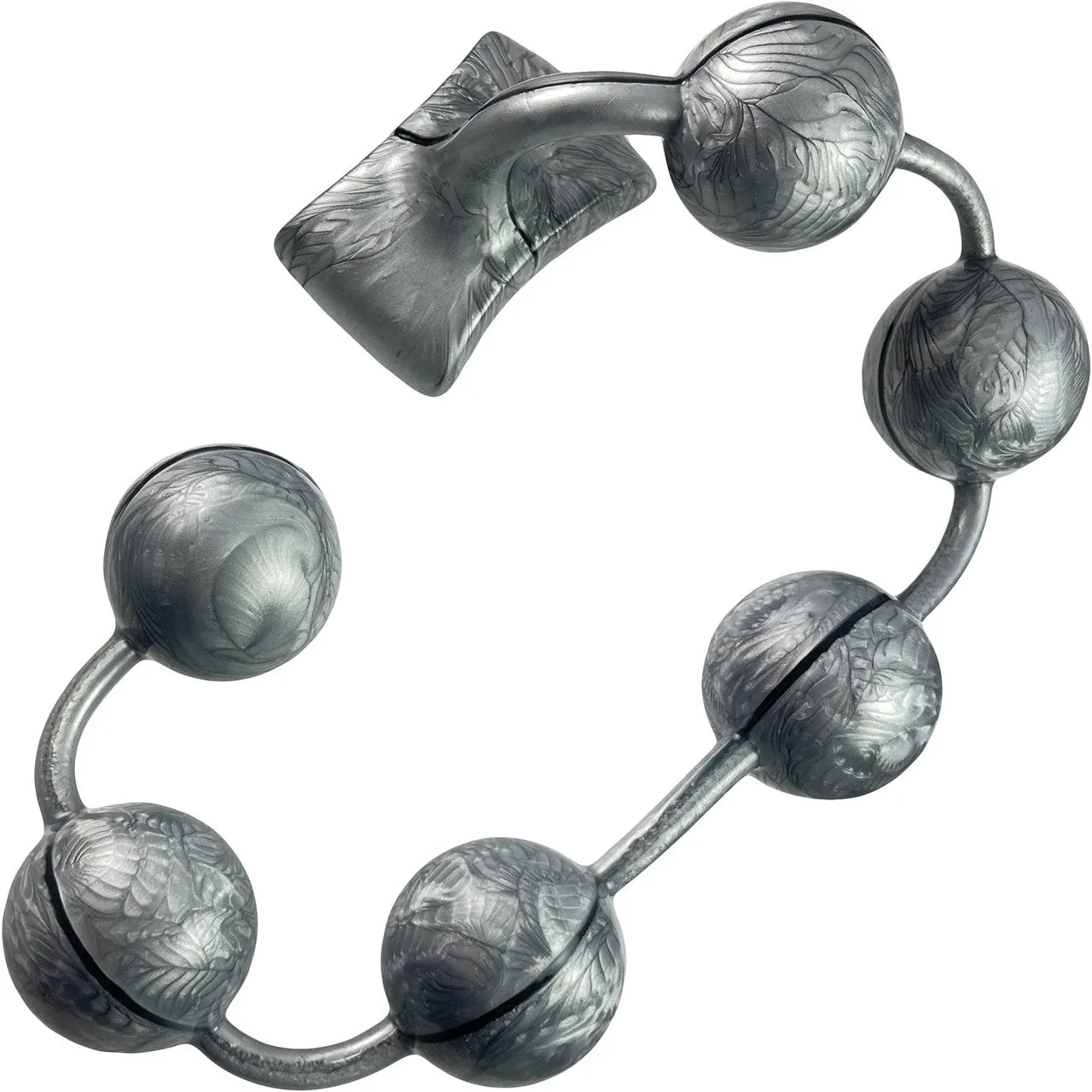 Silver Marble Gemstones, Extra Large Silicone Anal Beads By Vixen