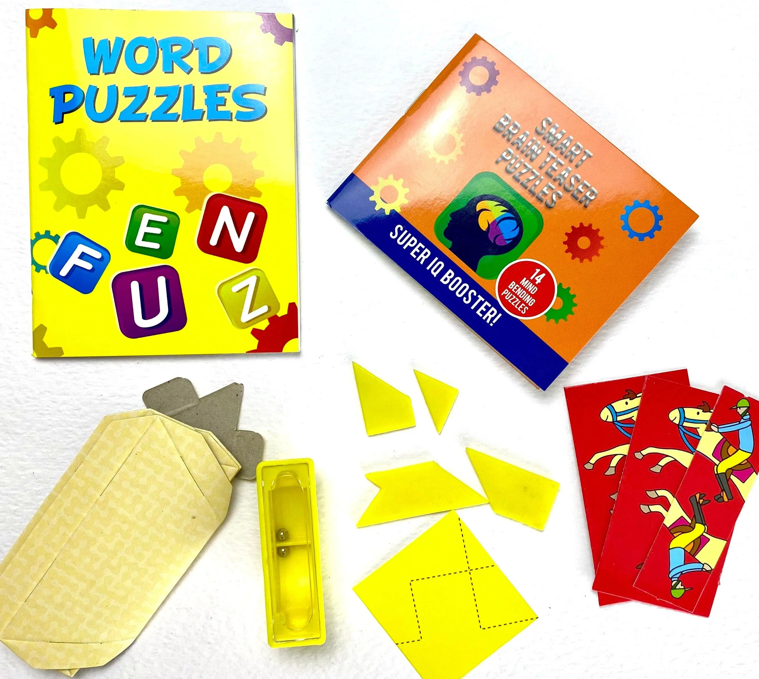Smart Brain Teaser Puzzles-Super IQ Booster-14 Mind Bending Puzzles