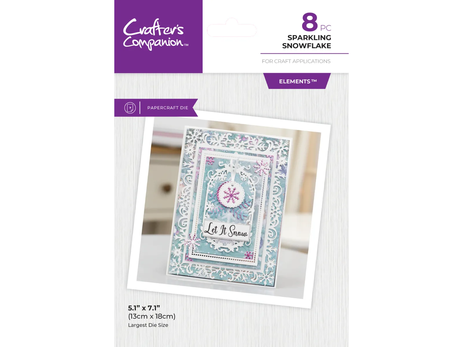 Sparkling Snowflake Metal Die Set