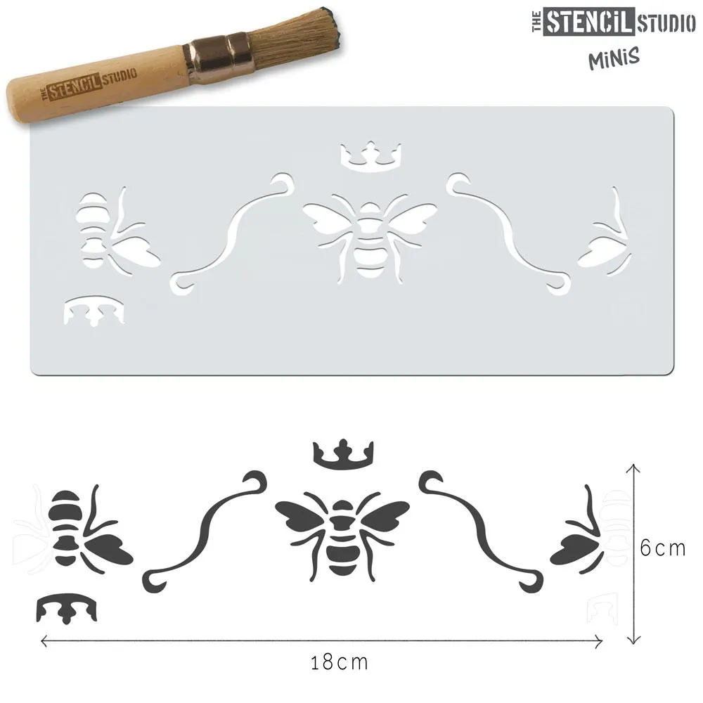 Stencil MiNiS Sets of 10 - SAVE £20! - Shabby Chic Patterns and Borders