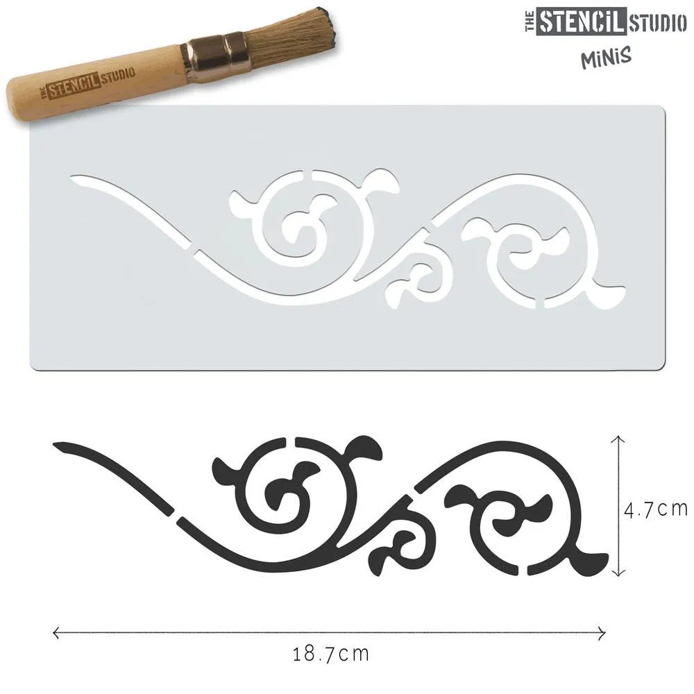Stencil MiNiS Sets of 10 - SAVE £20! - Shabby Chic Patterns and Borders