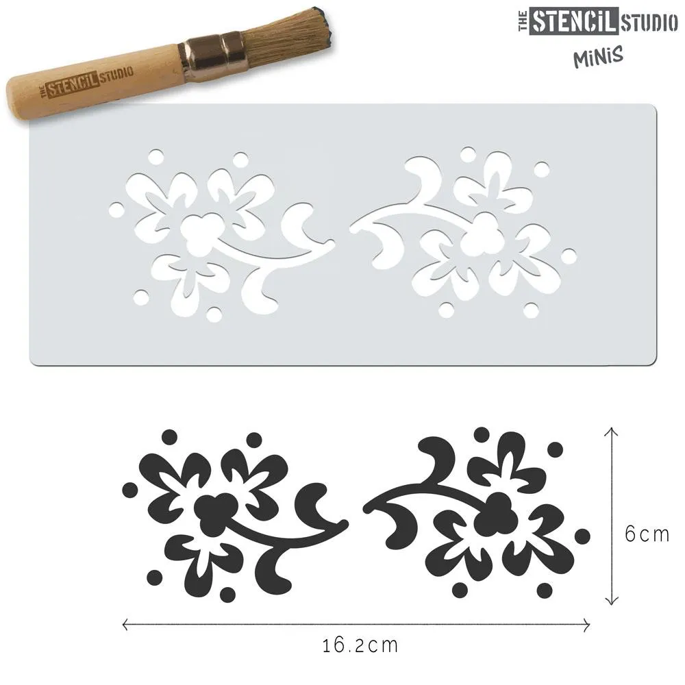 Stencil MiNiS Sets of 10 - SAVE £20! - Shabby Chic Patterns and Borders