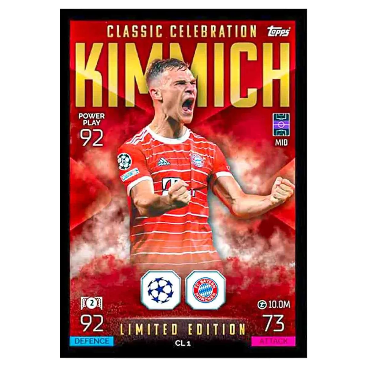 Topps Match Attax Extra Trading Cards UEFA 2022/23 Passion Classic Celebration Mega Tin #1