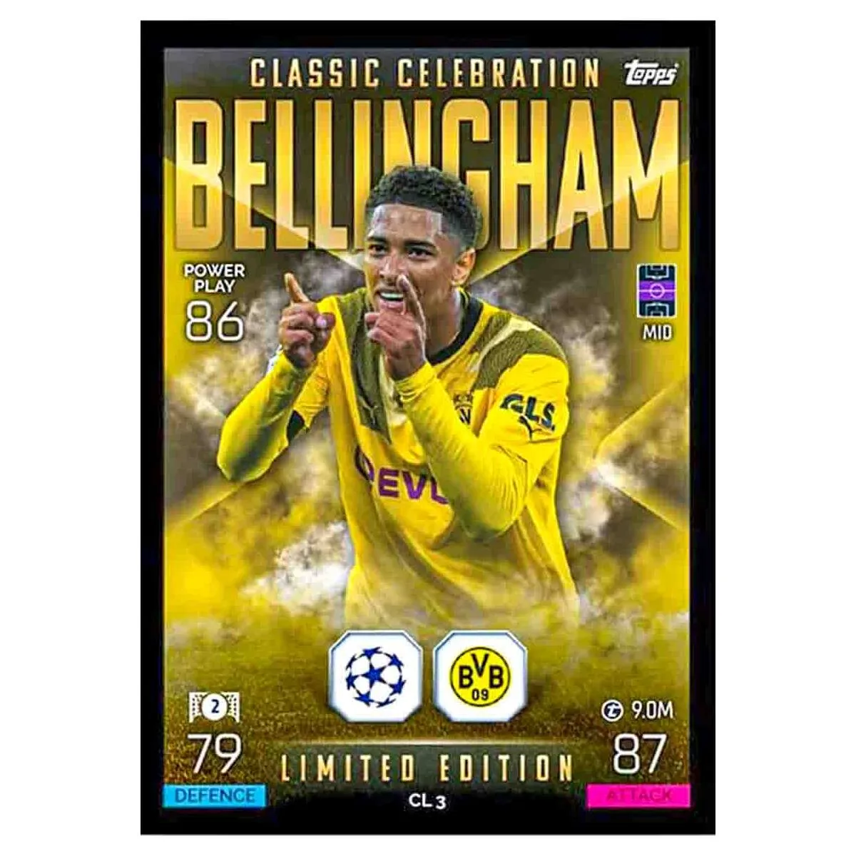 Topps Match Attax Extra Trading Cards UEFA 2022/23 Passion Classic Celebration Mega Tin #1