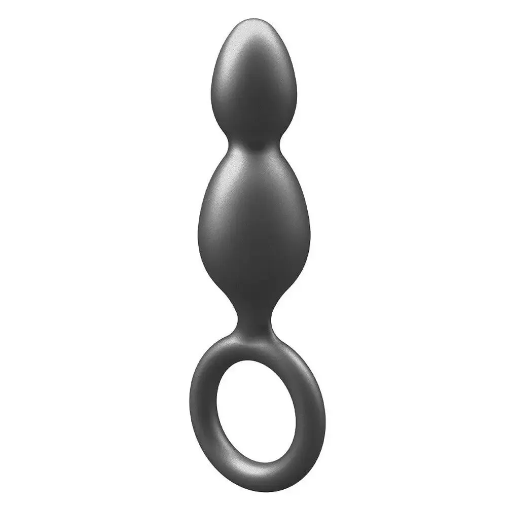 Toyjoy Buttocks the Plugger 2 Balls Metallic Silicone Plug