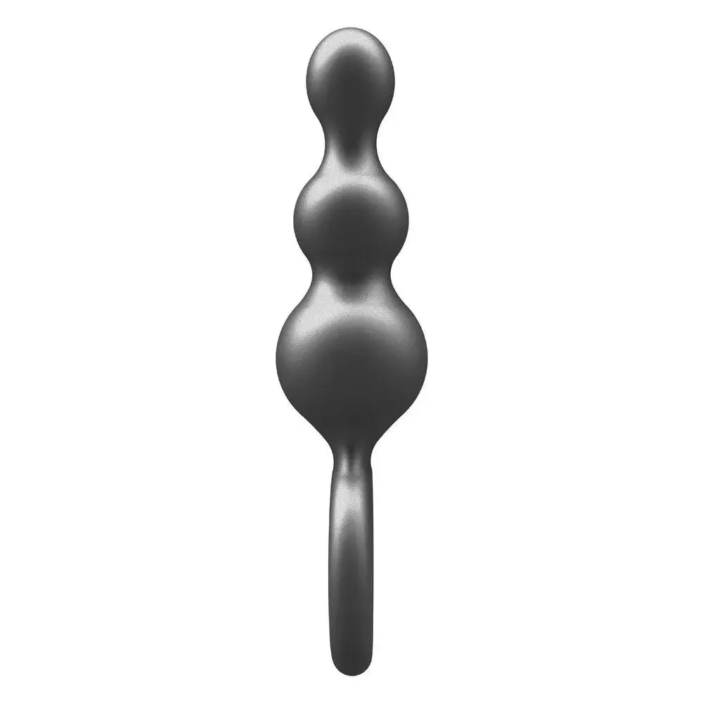 Toyjoy Buttocks the Stuffer 3 Balls Metallic Silicone Plug