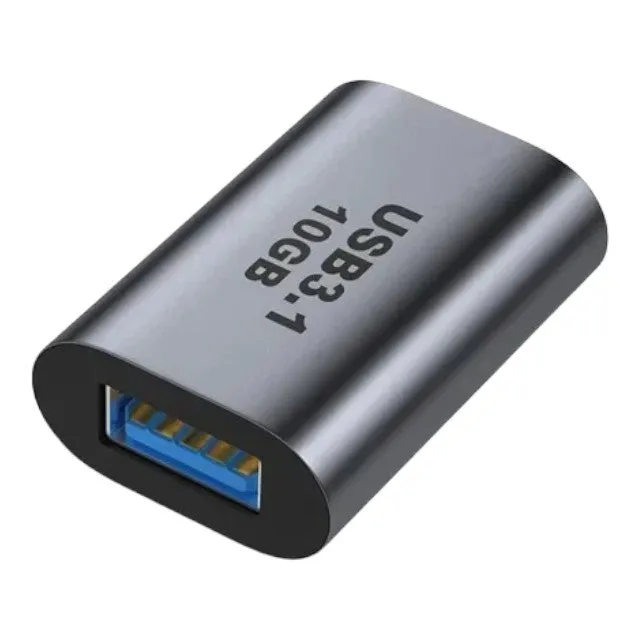 USB to USB Female Cable Jointer Adapter Dongle