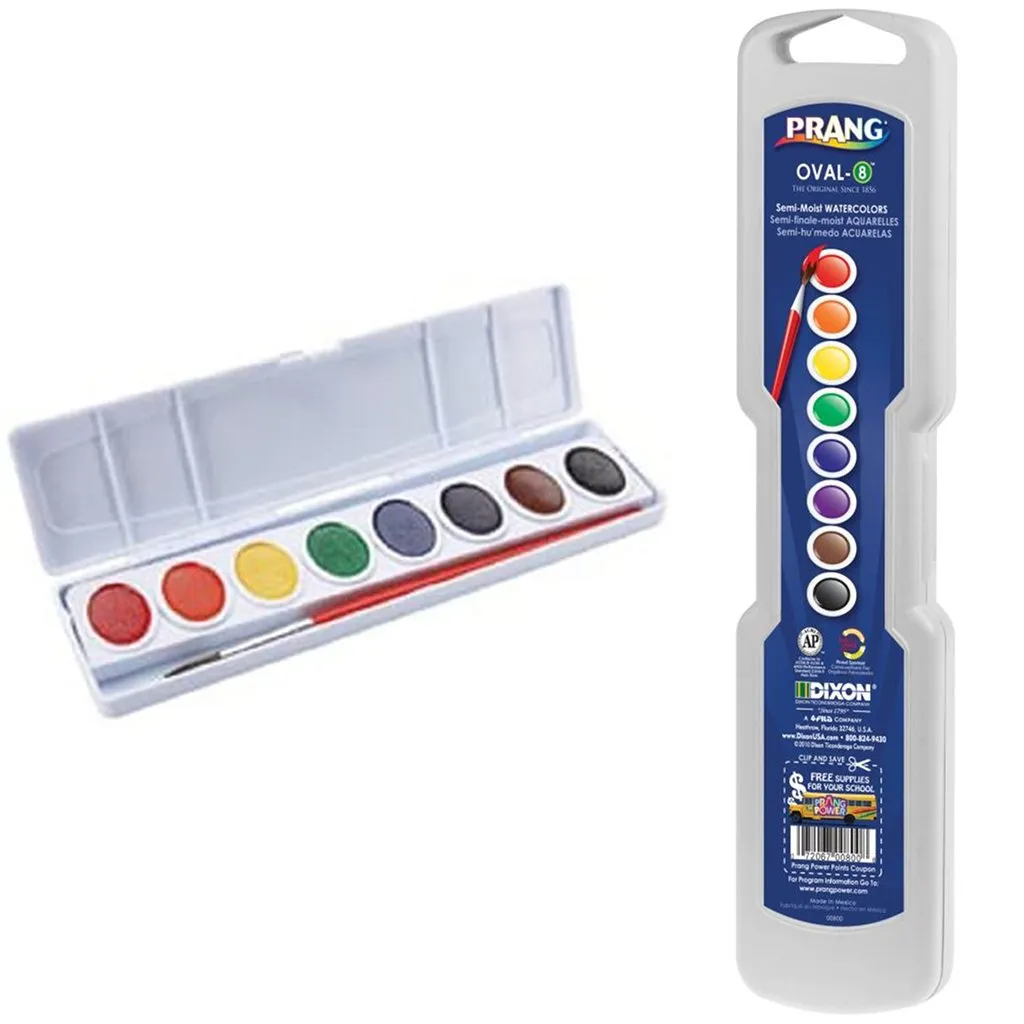 Watercolor Set with Brush, by Prang